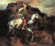 Rembrandt, The Polish Rider  A Lisowczyk on horseback.